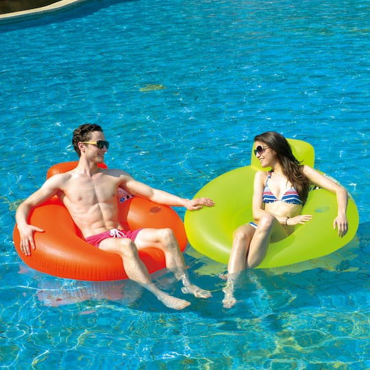 4ft. Yellow Inner Tube Swimming Pool Lounger